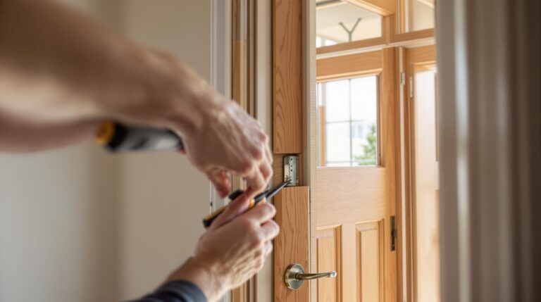 porte d'entrée avec imposte