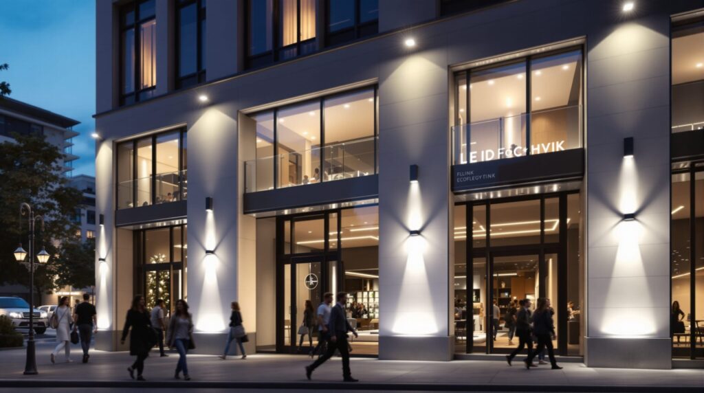 façades et solutions d'éclairage écoénergétique