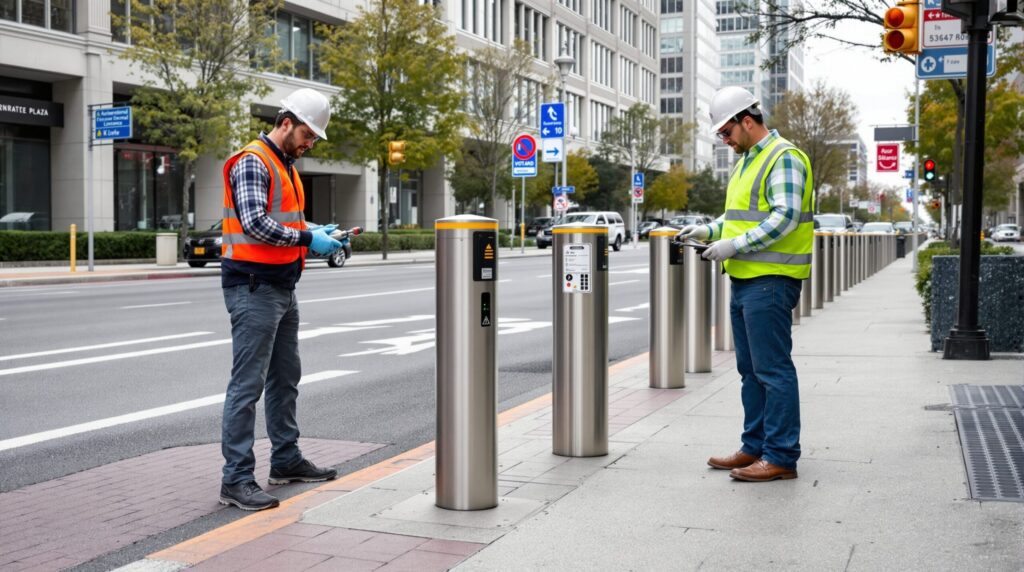 Comment garantir le fonctionnement des borne anti-bélier ?
