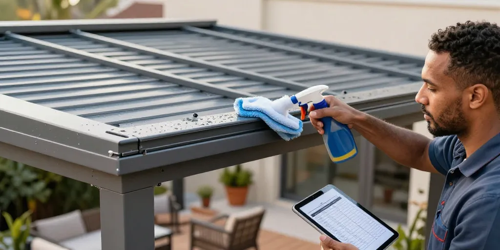 tarif nettoyage pergola bioclimatique