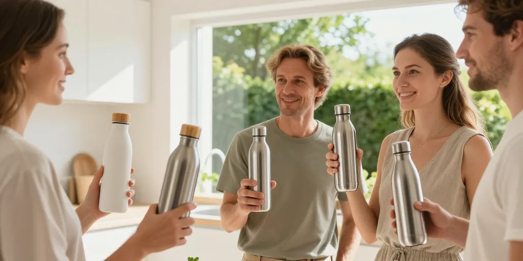 alternatives écologiques à la bouteille plastique